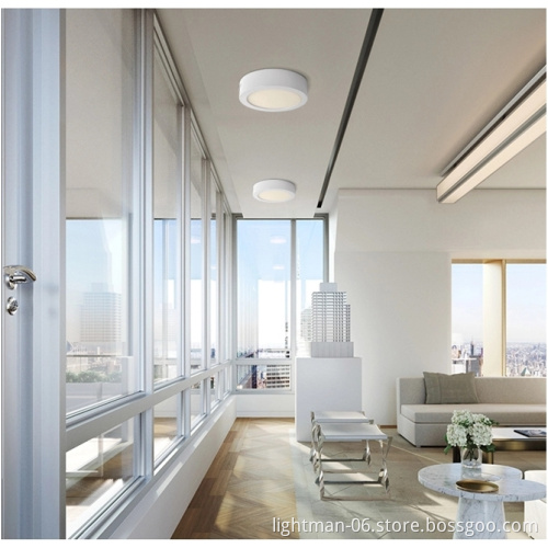 18w Surface Mounted Round LED Panel Downlight" 

This title includes a wattage that is in the middle of the range provided, which might be more representative for a general audience. However, if you need to include all options, please let me know!